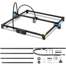 TwoTrees 600x600mm CNC Laser Engraver 40W/80W TTS With Screen Glass Metal Laser Engraving Machine Wood Leather Cutting Machine
