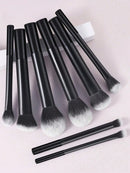 3pcs Makeup Brush Set, Including Angled Eyeliner Brush, Eyebrow Brush, And Ultra-Fine Eyeshadow Brush, Makeup Brush Set, Makeup Brush Kit, Makeup Brush Set, Full Makeup Brushes, Makeup Brush Set, Complete Makeup Tools, Makeup