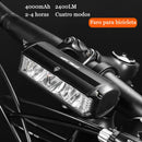 Front Bike Light, 5200 Lumens 8000 mAh Waterproof Night Riding Torch USB Charging Road Bike Light Accessories Cycling Equipment