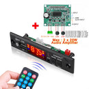 DC 12V Bluetooth 5.0 Wireless MP3 Player WMA Decoder Board USB TF FM Radio 3.5mm AUX Module Car Kit Wireless MP3 Music Player