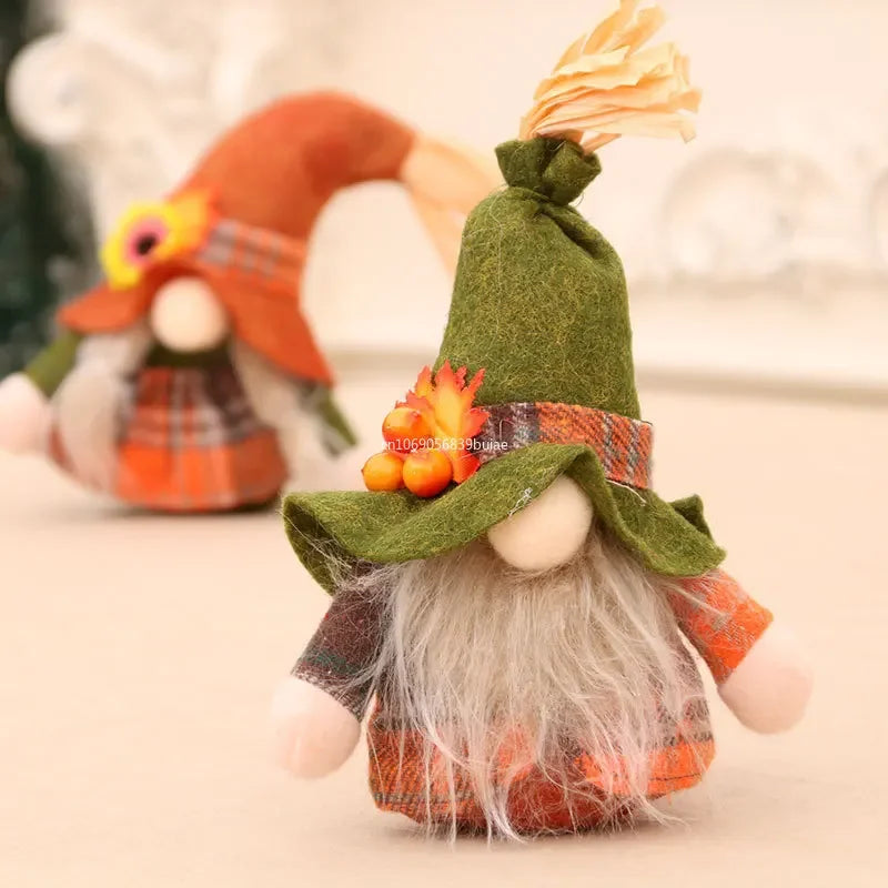 1pc Fall Gnome Autumn Gnome Pumpkin Sunflower Swedish Dwarf Thanksgiving Day Christmas Decor Nordic Gnome Land God Old Man Decor