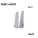 NEW Technical Panel Plate DIY Mechanical Building Blocks MOC Car Parts Brick Toy Gift  24119 62531 64782 11954 18944 18945 24116