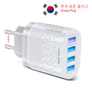 USLION 48W USB Charger EU KR AU Plugs USB Fast Charging QC3.0 Wall Charger For iPhone Samsung Xiaomi Mobile Phone Adapter Travel
