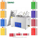 SIHAO Ultrasonic Cleaner with Digital Timer - 2L to 30L Stainless Steel Tank for Jewelry, Glasses, Watches & Industrial Parts