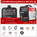 ANDELI Semi-automatic MIG welding machine MIG Lift TIG ARC Gas/Gasless Welding Inverter Synergy Multiprocess MIG Welders