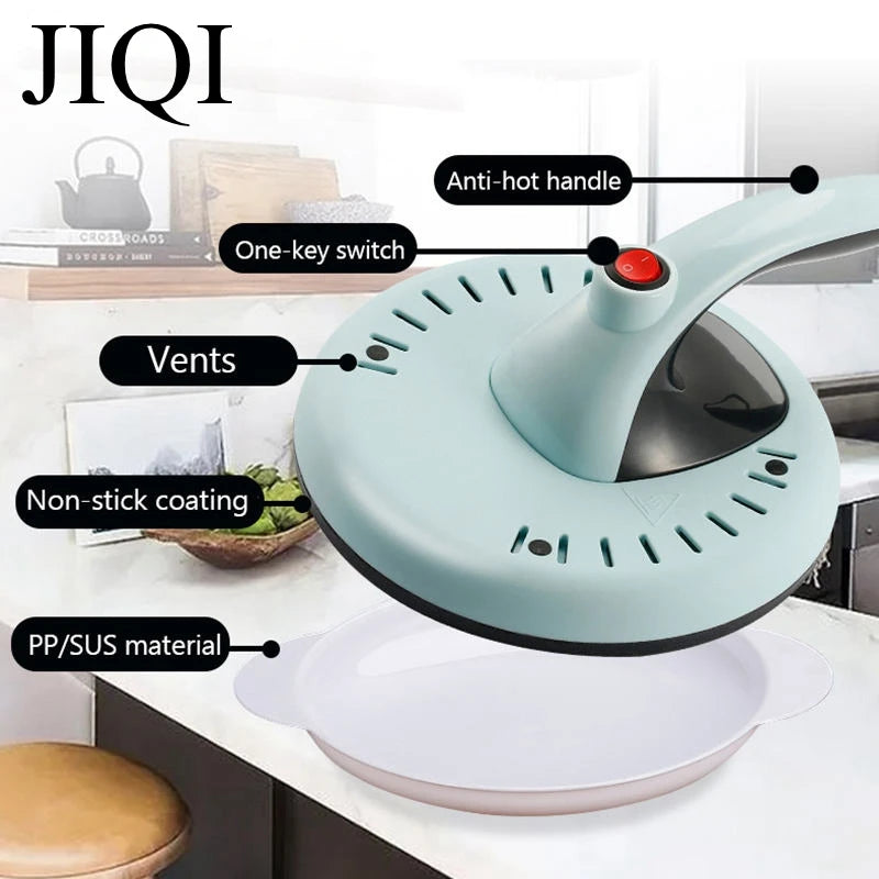 JIQI Automatic crepe maker non-stick pizza pancake machine household cooking kitchen application spring roll electric baking pan