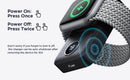 Joyroom Portable Wireless Charger for Apple Watch Series 8/Ultra/7/6/5/4/3/2/SE 2000mAh iWatch Charger Black Magnetic Power Bank
