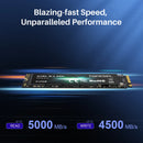 TOPESEL X16 SSD NVMe M2 512GB Internal Solid State Hard Disk PCIe 4.0x4 2280 SSD M.2 Drive for PS5 Laptop PC