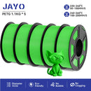 JAYO petg 3d printer filaments PETG 5Rolls 1.75mm Mixed Color Bubble Free FDM 3D Printer Material for 3d pen refill 1.1kg/1rolls
