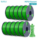 SUNLU 10KG PETG/ABS Filamente 10 Rollen 3D-Filament 1KG/Rolle 1.75mm 100% Filament ordentlich aufgereiht für den 3D-Druck aus der EU USA