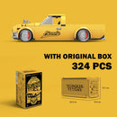 MOC City Car Retro Pickup Truck Building Blocks Speed Champion Racer Vehicle with Display Box Bricks Garage Toy Kids Adults Gift