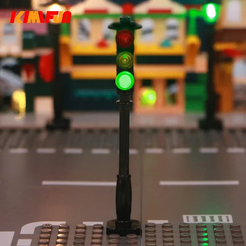 The Signal Maker | Automatic LED Traffic Light Building Blocks Set