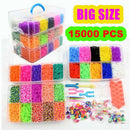 Rubber Band Loom  Bracelet Kit Storage BoxColorful Beads Tool Set DIY Jewery Making Girls Friendship Bracelets Christmas Gifts