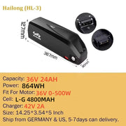 The Range Keeper | Hailong-Pattern E-Bike Battery Pack