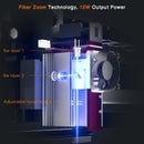 NEJE 40W-120W Lasermodul Laserkopf 450nm Blauer Laser TTL-Modul Lasergravurmaschine Holzmarkierung Schneidwerkzeug Luftunterstützung