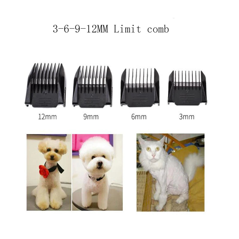Baorun P2 Electric Hair Clipper Pet Shaver Rechargeable Teddy Bear Dog Cat Hair Clip Knife Puppy Hair Clipper Copper pet trimmer