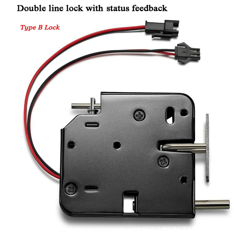 Electric Cabinet Lock 12V Electromagnetic Solenoid Lock Latch Lock for Drawer Vending Machine Mini Door Lock Safety Lock SM2P