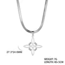 Skyrim Frauen Hexenknoten Halskette Edelstahl Goldfarbe Schlangenkette Choker Amulett Wicca Hexerei Keltenknoten Schmuck Geschenk