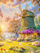 Huacan New Arrivals 2025 Diamond Painting Kit Landscape Diamond Embroidery Boat Seaside Rose Full Handmade Gift