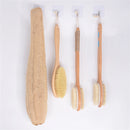 Exfoliating Wooden Body Massage Shower Brush Natural Bristle Bath Brush SPA Woman Man Skin Care Dry Body Brush with Long Handle