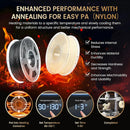 JAYO Easy PA Filament 1.75mm Nylon PA 3D Printer Filament 5Rolls/set Polyamide (PA) 3D Printing Filament Fit Most FDM Printer