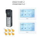 Dahua IP Video Intercom KIT,VTO2311R-WP & VTH2621GW-P / VTH2621G-P, support P2P cloud phone app, RFID Card Unlock