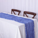 Event Designing Table Runner Cheese Cloth Gauze Crepe Rustic Wedding Party Decor Farmhouse Tabledecor House Warming Gift Easter