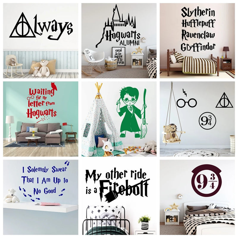 Creative Harry Wall Stickers Modern Fashion Wall Sticker For Kids Rooms Decoration Art Decor Wallpaper