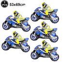 Dirt Bike Tablecloths Cup Napkins Motocross Birthday Party Favors Racing Motorcycle Theme Party Supplies Disposable Table Cover