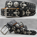 Rivet PU  Leather men's belt Fashion alloy belts Buckle luxury brand jeans belts for men business belt female belt