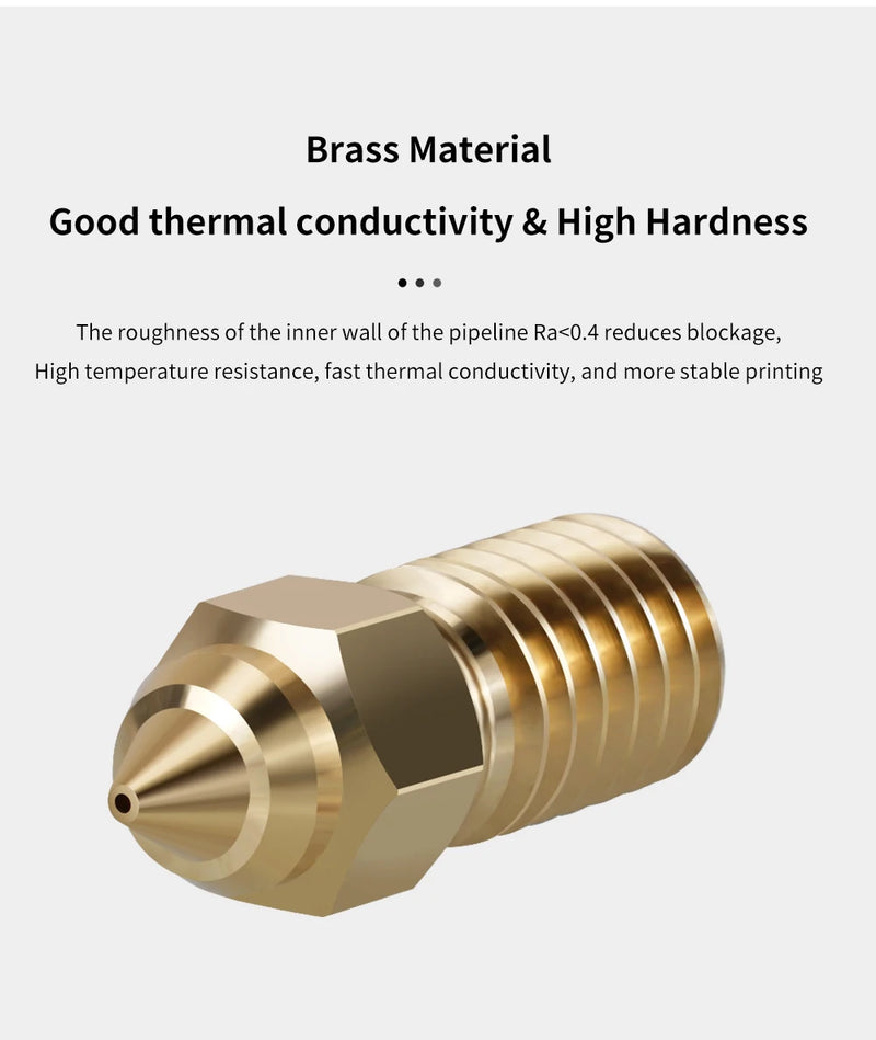 Hotend Kit For Elegoo Neptune 4 For 3D Printer Upgraded Copper Pipe Metal Heater Block Brass Nozzle Heating Rod Thermistor