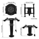 Fast & Free Shipping Camper table legs with pneumatic lift and four-way adjustable function 35-73cm one-button height lift