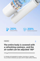 The Vortex | High-Speed Turbine Bladeless Wearable Neck Fan