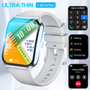 2025 New Ultra-Thin Curved Screen Smart Watch For Men Women 1.96" Amoled Pixel Display Bluetooth Call Smartwatch IP68 For Huawei