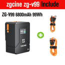 (DO Brazil) ZGCINE ZG-S200 V99 V Mount Battery V-Lock Lithium Battery Pack for Camcorder/Digitais/Video Lights/Monitors