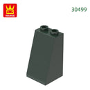 Wange 34Pcs/Lot 30499 2x2x3 Slope Building Block Moc Accessories Compatible with Brick DIY Construction Children Toys Gift Box