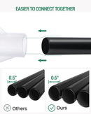 Hzuaneri Wardrobe, Fabric Wardrobe, 162 x 43 x 175 cm, Portable Wardrobe for Bedroom,3 Clothes Rails with Non-Woven Fabric Cover