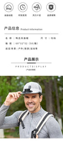 The Helios Breeze | Solar-Powered USB Rechargeable Cooling Hat with Mesh Visor