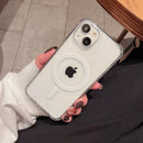 Original Transparent Magnetic For Magsafe Wireless Charging Case For iPhone 15 14 13 12 11 Pro Max Shockproof Cover Accessories