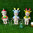 Aixlan Sonny Angel Igure Kawaii Christmas 8cm PVC Action Figure Amine Christmas Gift Collectible Model Toys Kid Gift