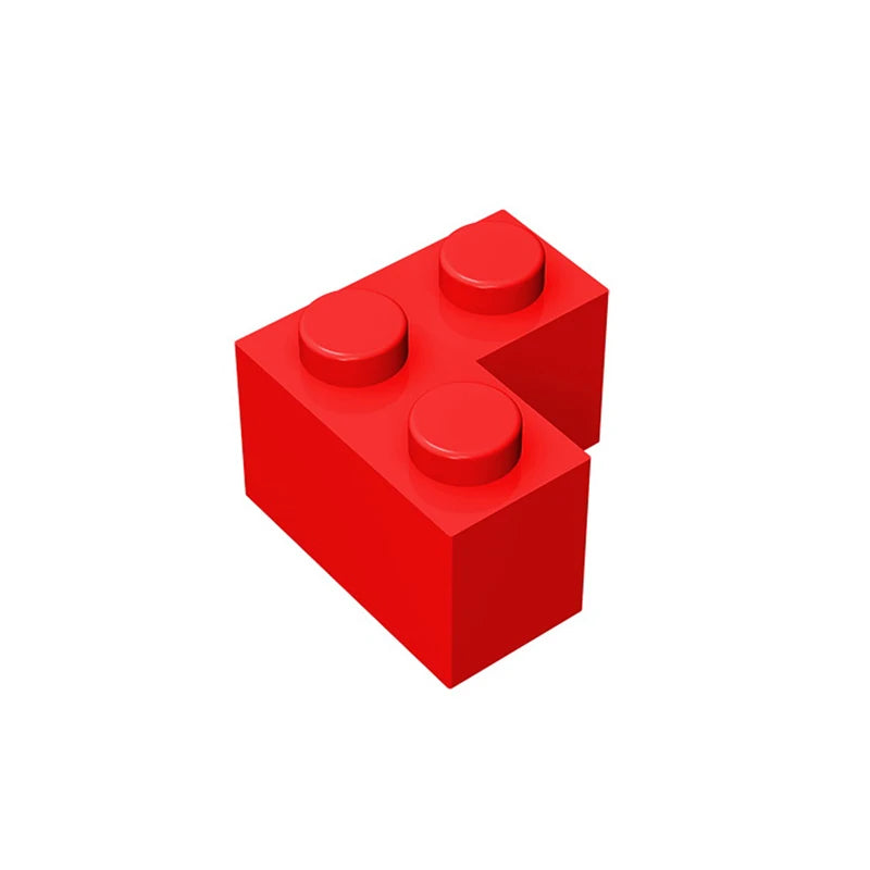 Gobricks 10Pcs Brick 2357 Brick 2 X 2 Corner Compatible MOC Bricks Blocks Assmble Building Blocks Particle Educational Kids Toy
