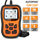 Autophix OM126P OBD2 Scanner Code Reader Automotive Scanner EOBD JOBD Universal Scan Tools OBDII Car Engine Analyzer