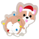 1-5PCS New Christmas LED Shoe Charms,Cute Santa Claus Cat & Dog Pin Accessories for Sandals,Shoe Clogs Buckle Christmas Gifts