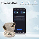 Q16S 3-In-1 Translators Headphones 144 Languages Instant Voice Translation Earbuds Wireless Bluetooth 5.3 Eeaphones For Business