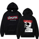 Hoodies THE EXPLOITED Theme Singer Graphic Printing Clothing Hooded Hip Hop Casual Unisex Autumn Winter Fleece Sweatshirts