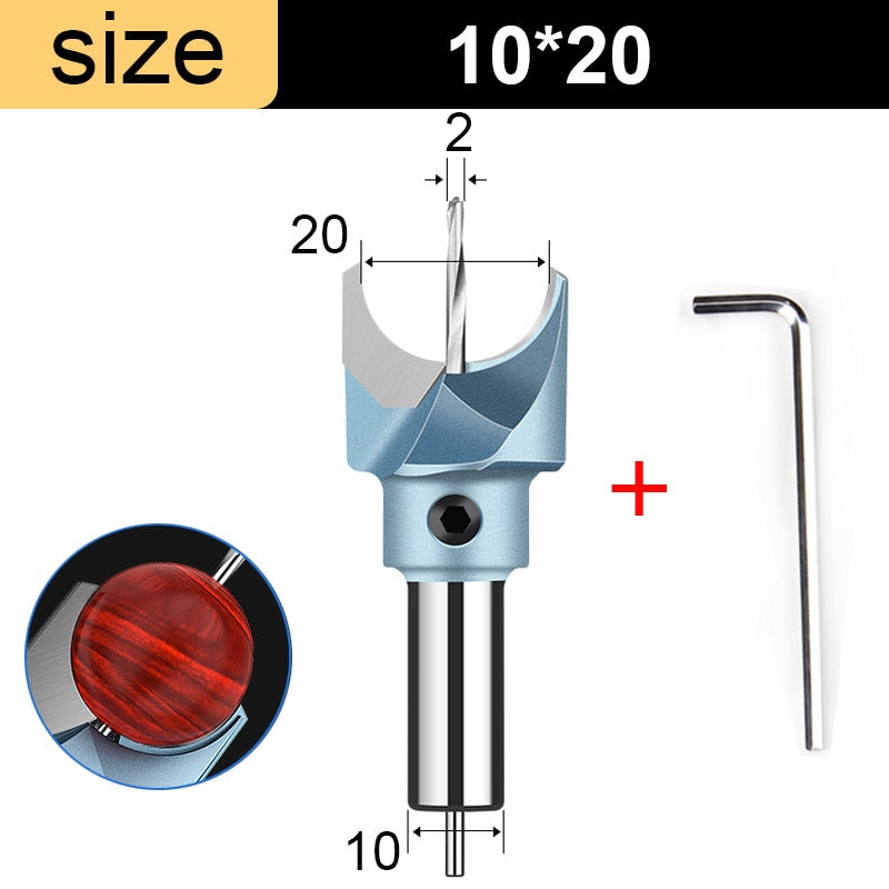 Tideway Dia.6-30mm Carbide Woodworking Bead Drill Bits 10mm Shank Wooden Buddha Ball Router Bit Beads Industrial Grade Hand Tool