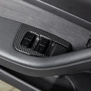 Window Lifter Switch Buttons For Tesla Model 3 Y Cover Trim Frame Sticker Carbon Fiber ABS LHDCar Interior Accessories 2017-2023