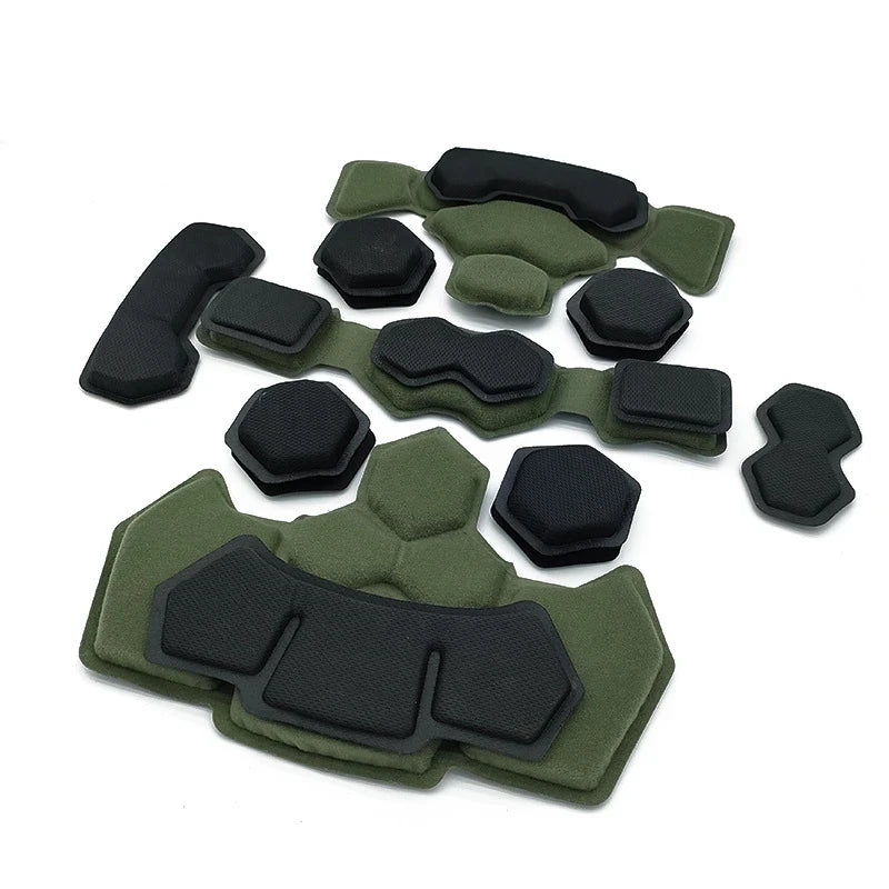 Tactical Airsoft Paintball Helmet Suspension System Protective Pads Gen4 Memory Foam Pad for Wendy Fast MICH ACH Helmet