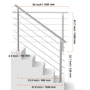 The Anchorage | Stainless Steel Outdoor Transitional Handrail System