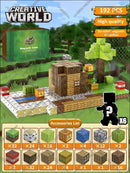 Magnetic Building Blocks Mine World Magnet Cubes Forest Set for Boy Girl Kid Age 3+ DIY Model Children STEM Sensory Toy Gift